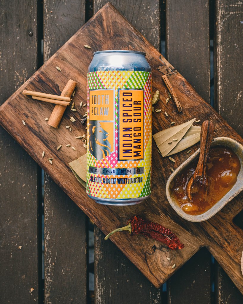 Tooth and Claw Brewery Indian Spiced Mango sour
