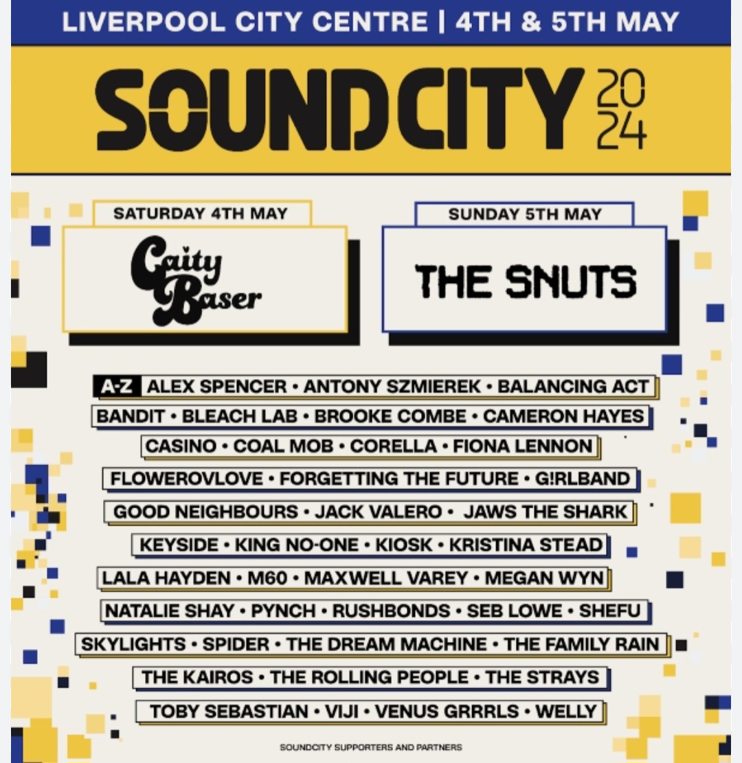 The Script Setlist Live Review: Liverpool Sound City ’24, Sunday, 5/5/2024. – The Setlist ...